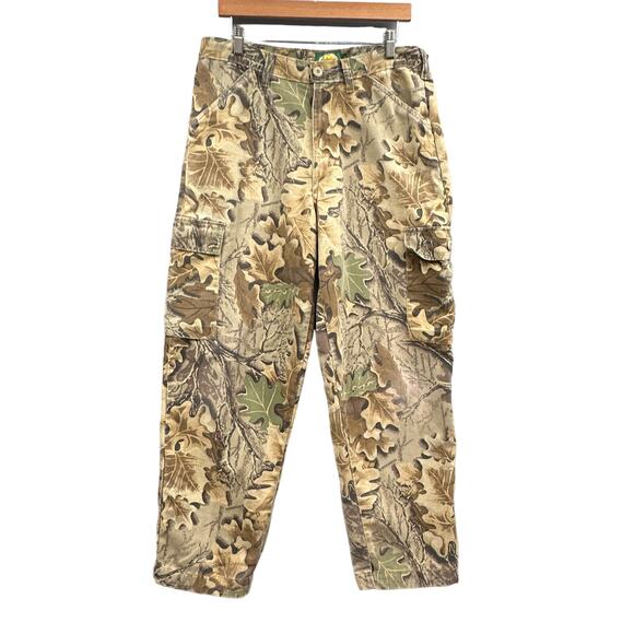 Cabelas Pants M Camo Cargo Hunting Outdoor Fishing Camping Hiking Utility Canvas - Picture 1 of 16